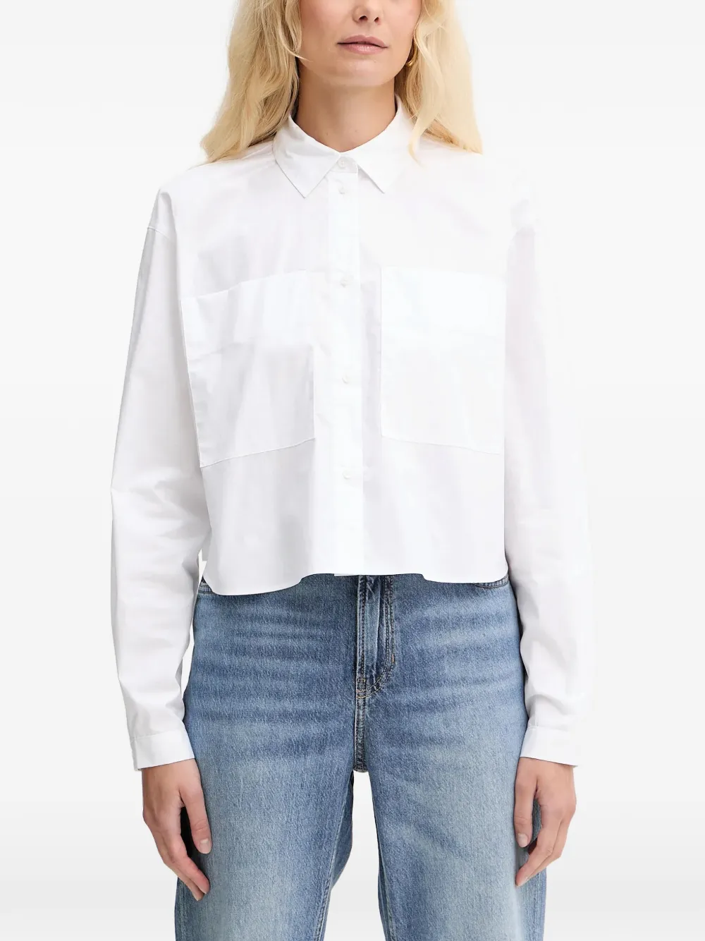 

Рубашка с карманом Armani Exchange, белый