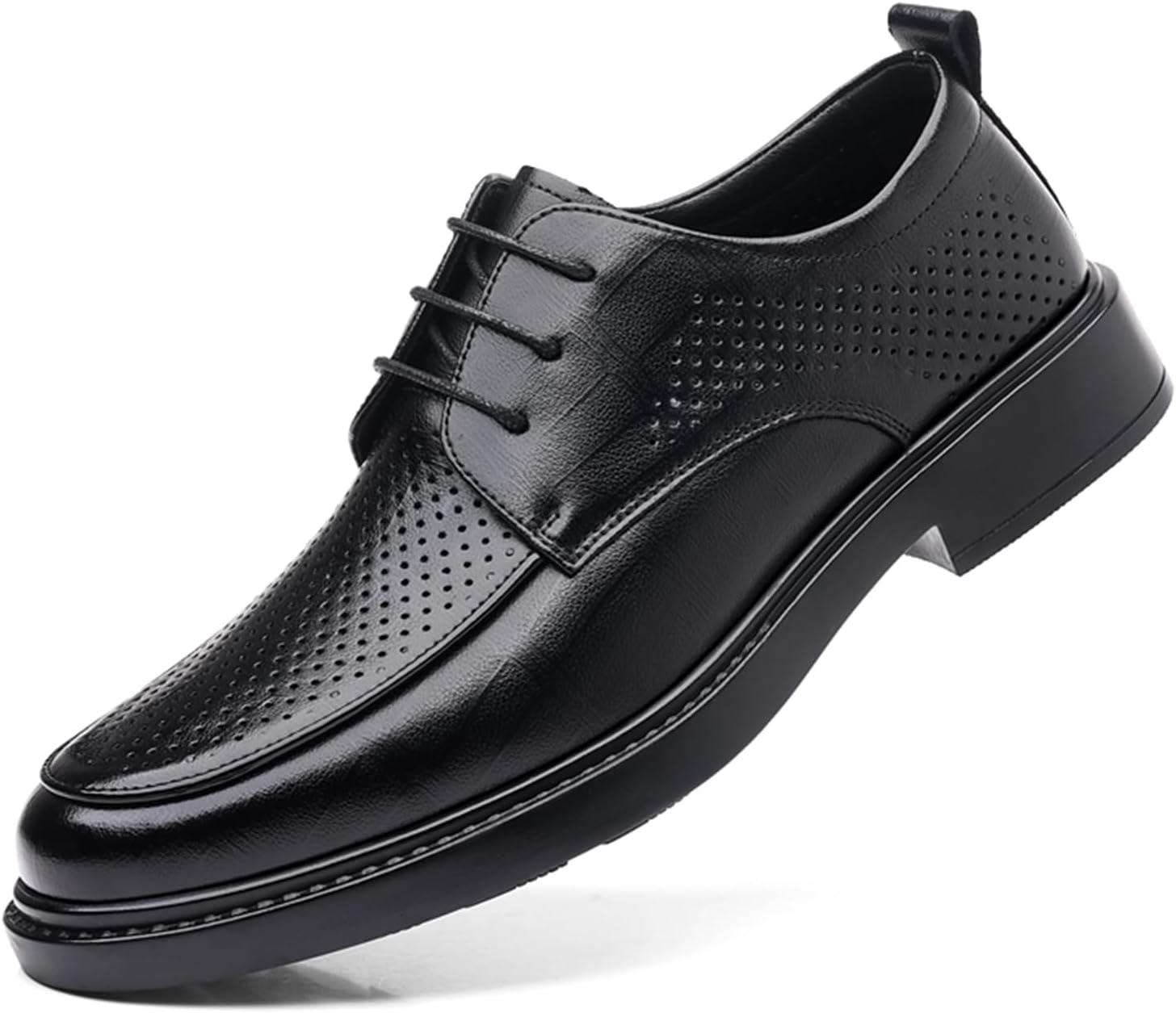

Мужские оксфорды без шнуровки Классические формальные туфли на шнуровке Мужские классические современные формальные оксфорды с крылышками на шнуровке для бизнеса и свадьбы Abborora, черный