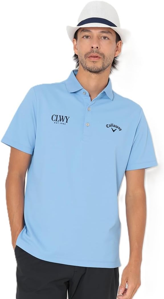 

Мужская поло-рубашка Callaway Cool Festa с коротким рукавом, влагоотводящая, быстросохнущая, с защитой от УФ-излучения, для гольфа, C26134100, синий