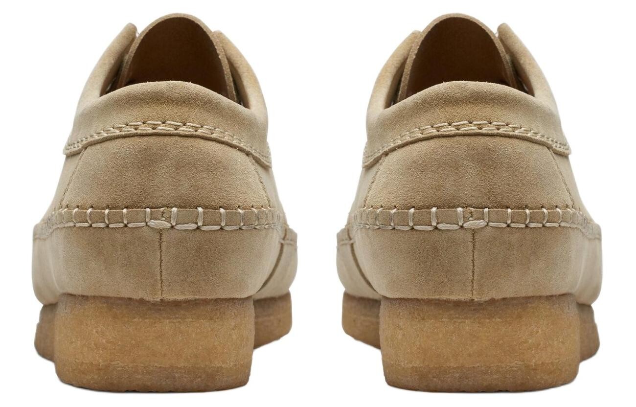 Мужские повседневные мужские низкие коричневые Clarks — фото 4