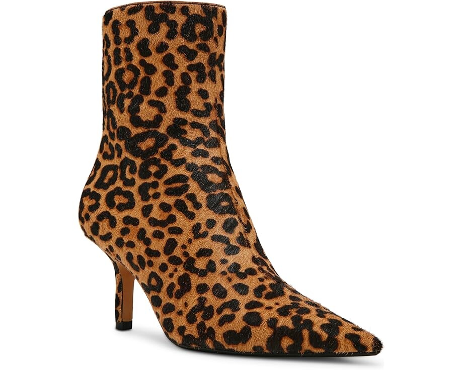 Ботинки женские Steve Madden Alston на каблуке с принтом, леопардовый