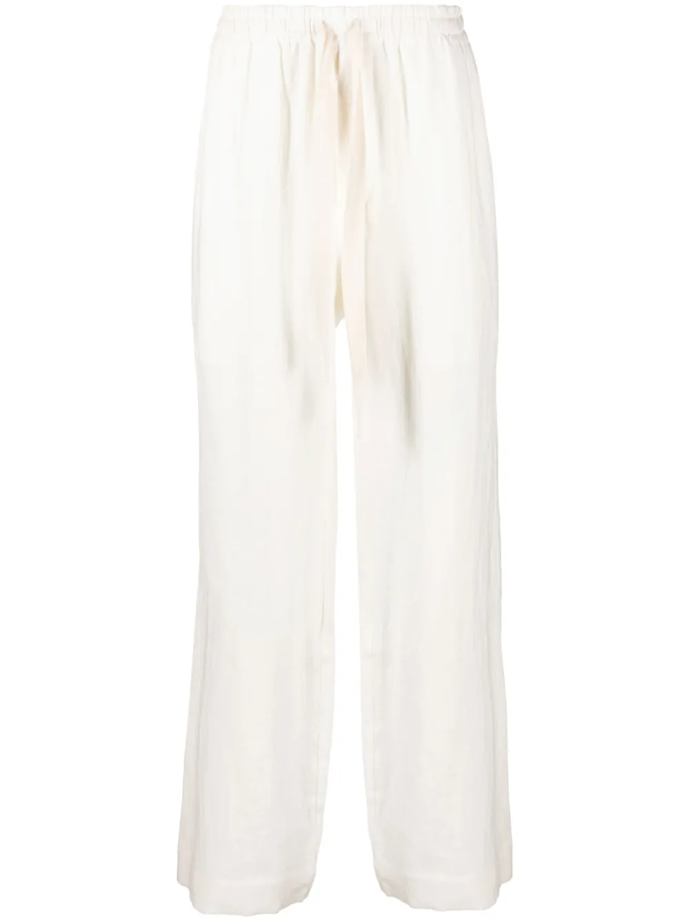 

Широкие брюки средней посадки Commas, белый