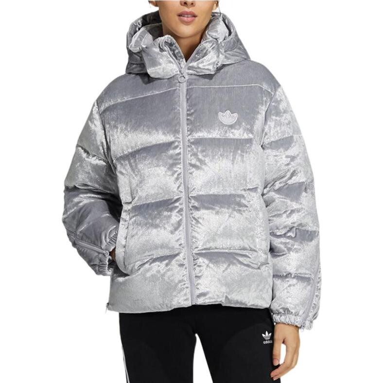 Женская куртка ADIDAS NEO Down, серебристая Adidas Originals — фото 2