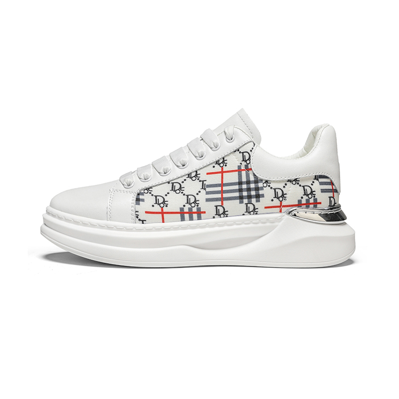

KYMOOU Кроссовки Slip Resistant Lightweight Cushioning Low Top Casual Shoes Men's White