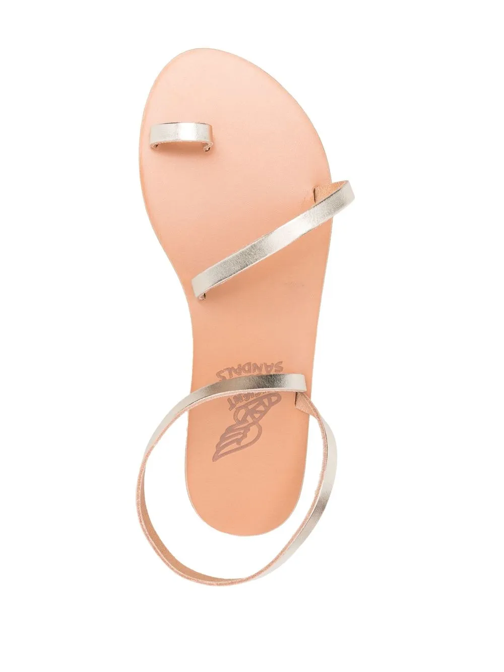 Сандалии Apli Eleftheria с эффектом металлик Ancient Greek Sandals, золотой — фото 4