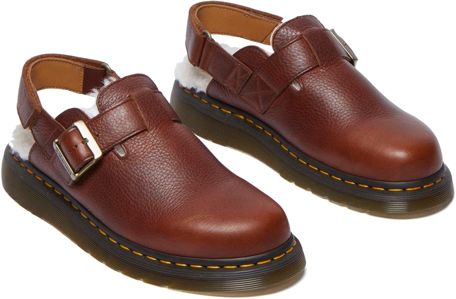 

Dr. Martens мужские Jorge II сланцы с искусственным мехом, Cashew