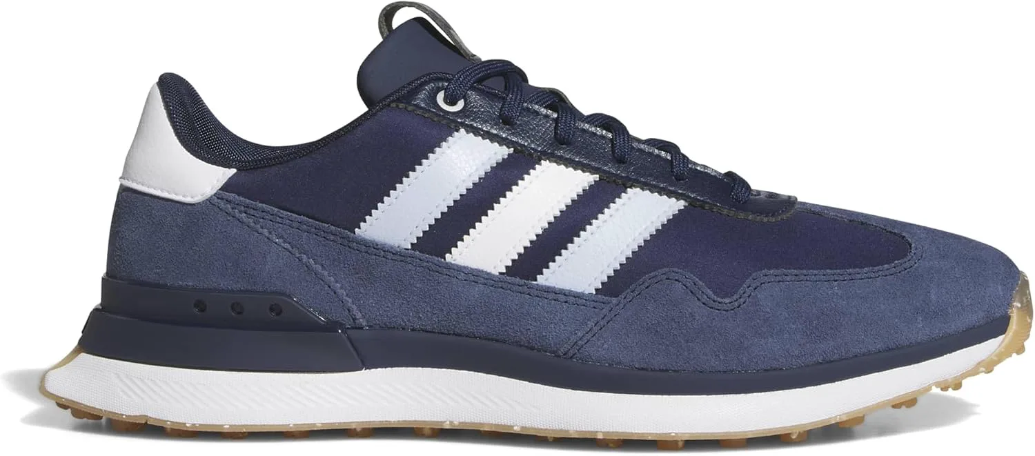 Мужские гольф-кроссовки Adidas Golf S2G 26 из текстиля без шипов, темно-синий/белый — фото 2