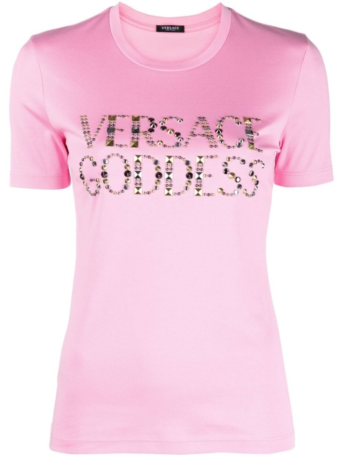 

Versace футболка с надписью, розовый