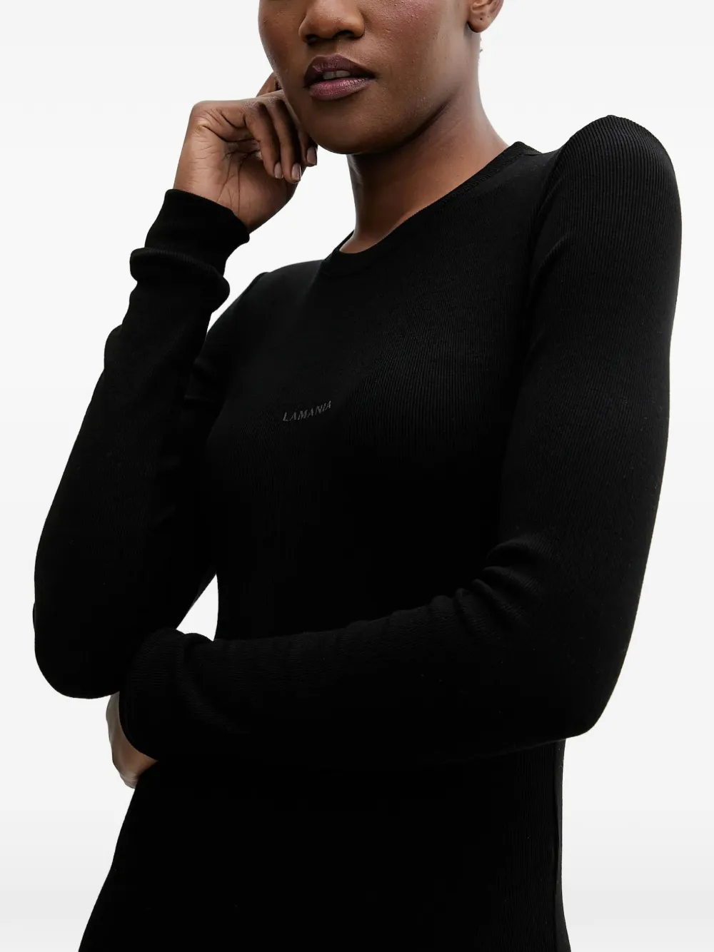 

Макси-платье Lee с длинными рукавами La Mania, черный