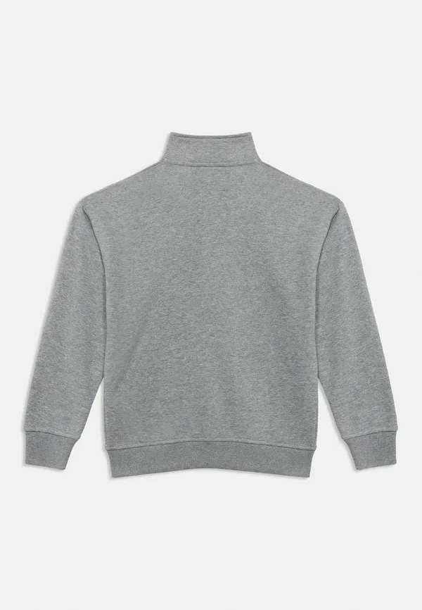 Толстовка с полузамком Monogram flock Calvin Klein Jeans, средне-серый меланж — фото 2