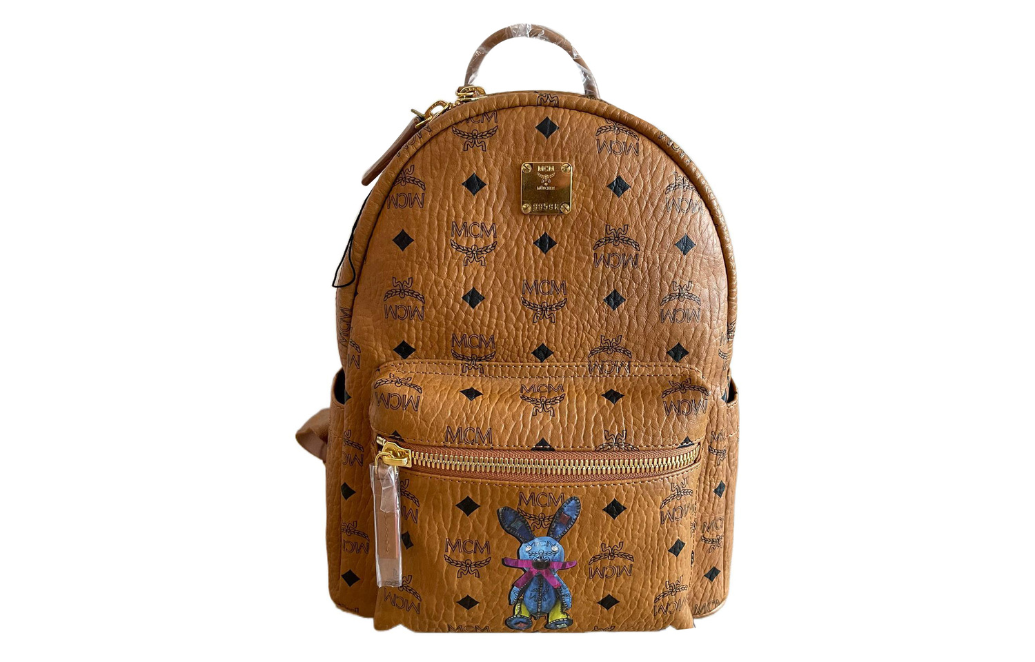 

Сумка-рюкзак Stark Visetos Pu женская коричневая/коньячная MCM