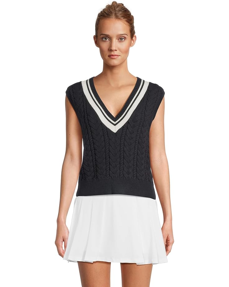 

Свитер Beyond Yoga The Cable Knit Vest, цвет Nocturnal Navy