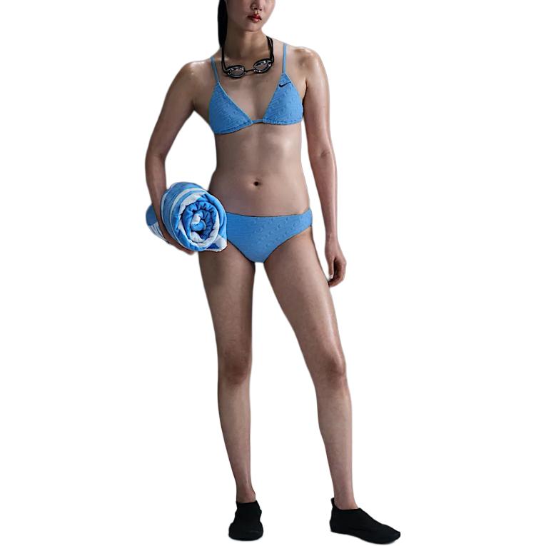 Nike Купальник Swoosh Bikini Women's University Blue/Black — фото 3
