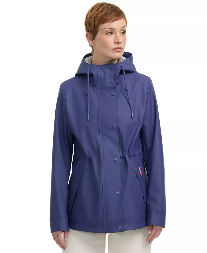 

Женская водоотталкивающая короткая плащевая куртка Hunter, синий