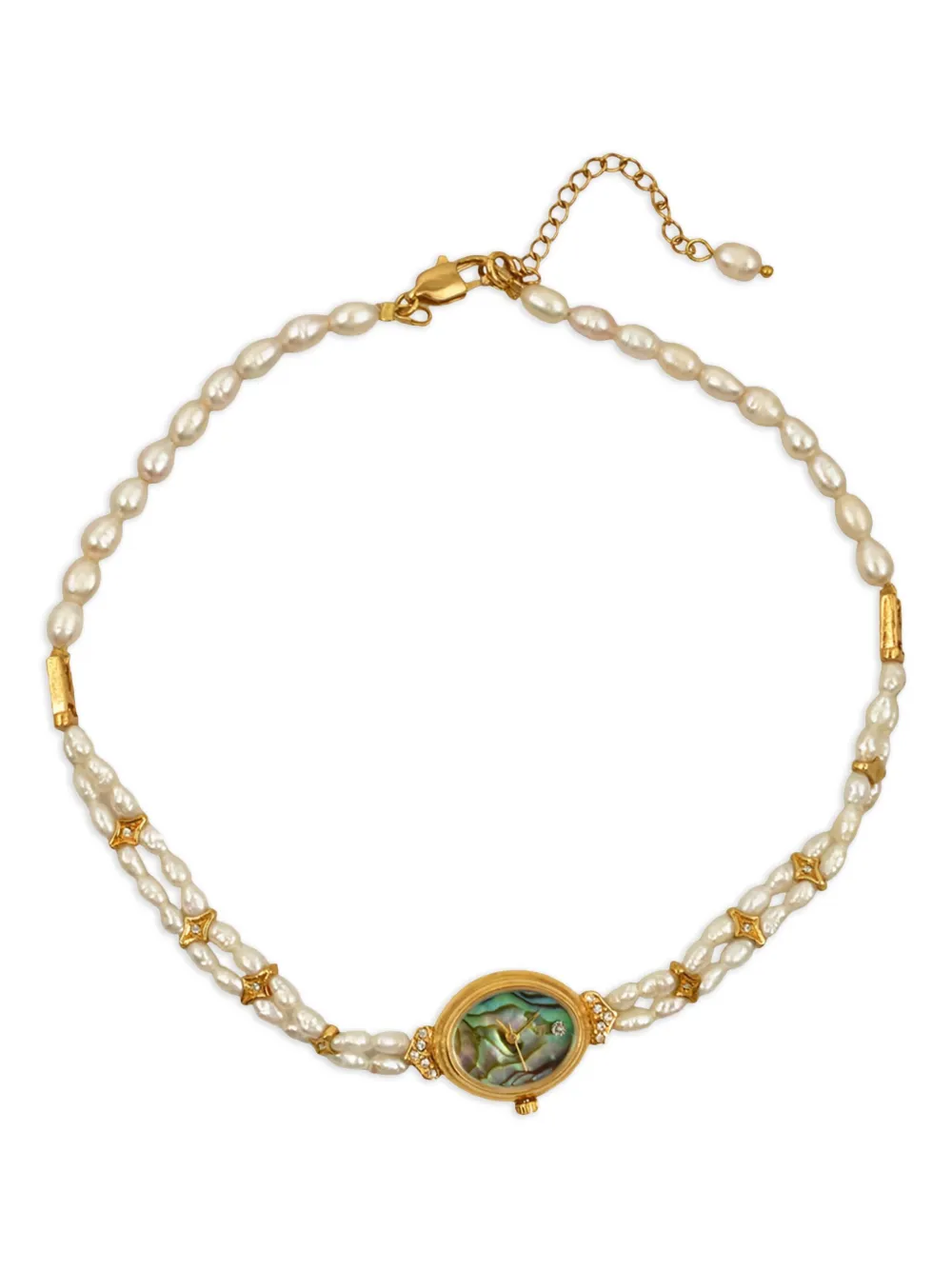 

Ожерелье-чокер Morweena с украшением из жемчуга Mayol, нейтральный