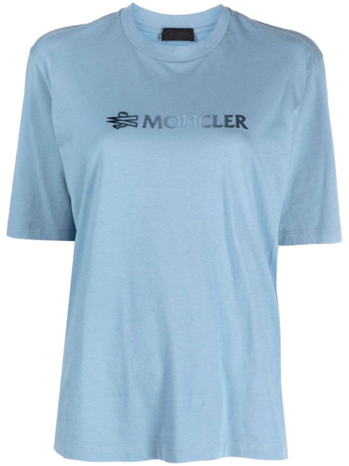 

Moncler футболка с логотипом, синий