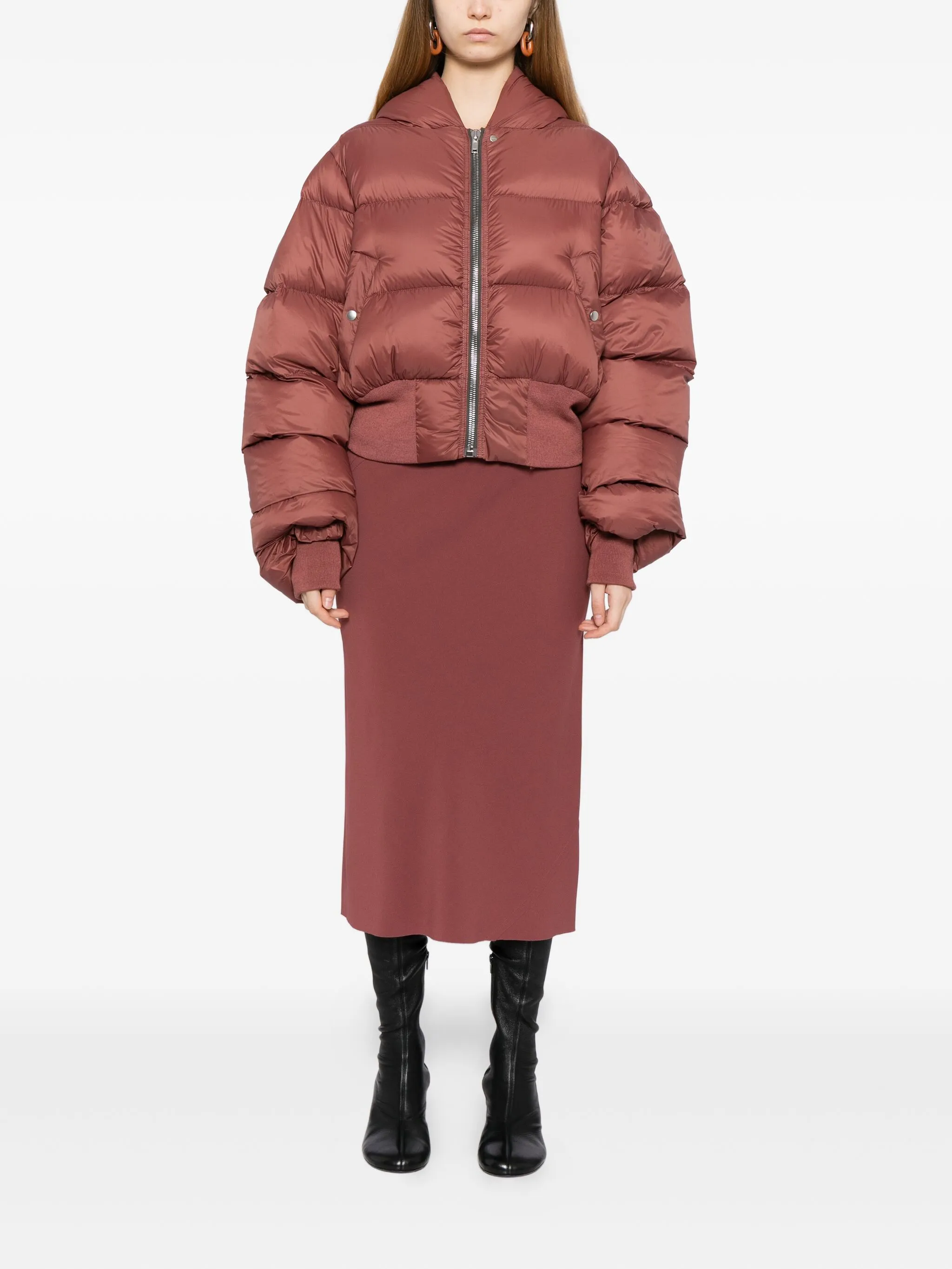 Юбка Bias Rick Owens, красный — фото 2