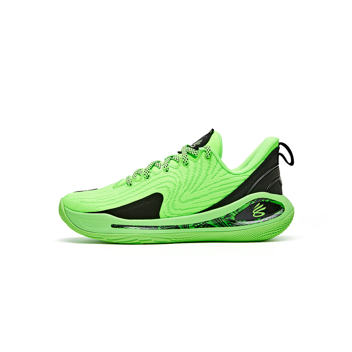 

Дышащие, легкие, амортизирующие, низкие детские баскетбольные кроссовки Under Armour, зеленый