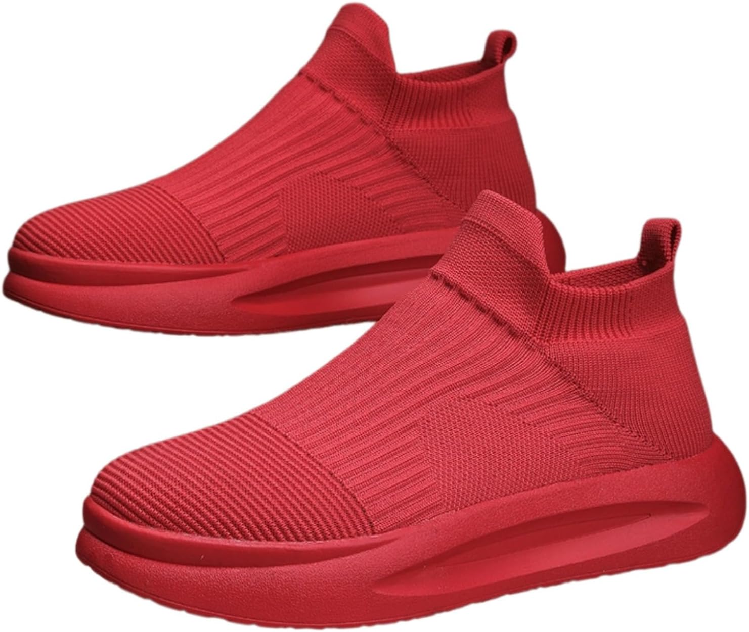 

Стильные кроссовки из сетки и синтетических материалов Удобная и прочная обувь для мужчин Повседневные активности Модельный дизайн для бега и прогулок Ctkvbmeoi, красный