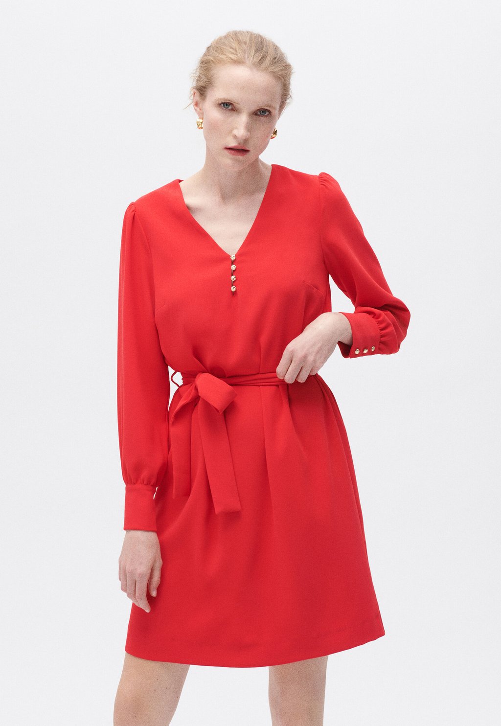 

Коктейльное/праздничное платье FRENCH BRAND FASHION ELEGANT MODERN ROSELINE Caroll, цвет red