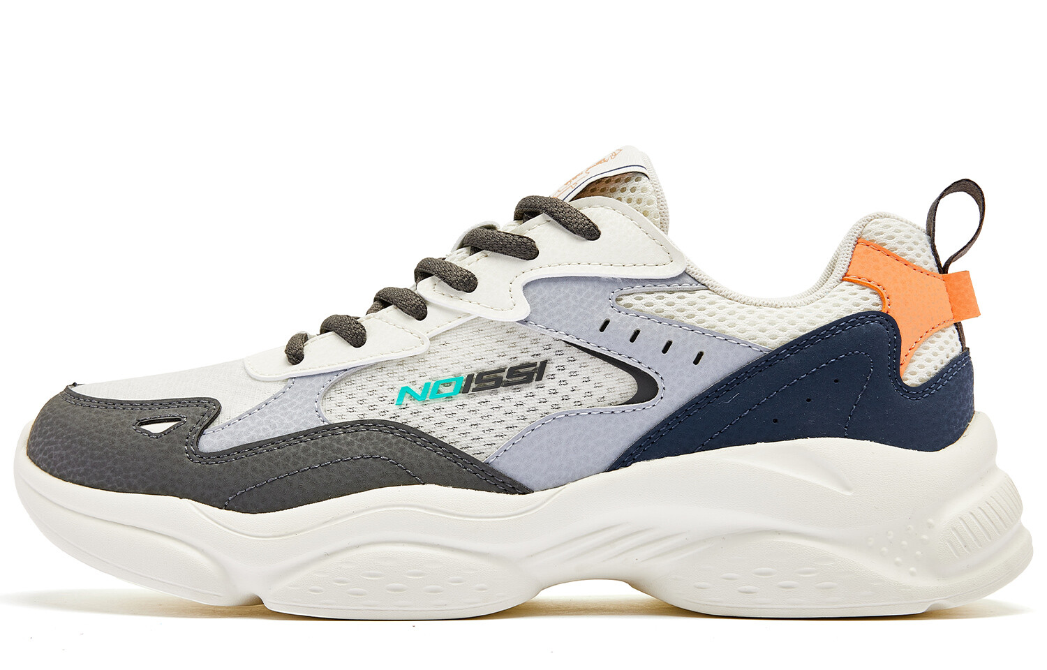 

Кроссовки QIAODAN Lifestyle Shoes Men Low-top Beige/Gray, слоновая кость/серый