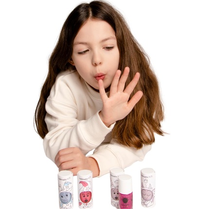 Детский набор лаков для ногтей Magic Forest 3 Nail Polishes Non-Toxic Nail Polish for Girls Manicure for Kids — фото 3