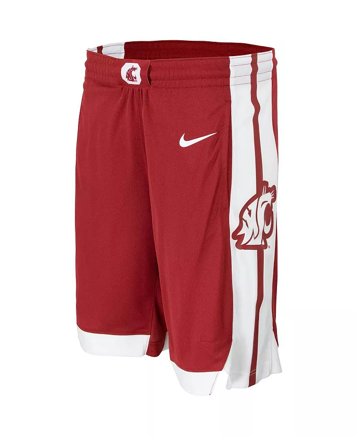 Мужские баскетбольные шорты Washington State Cougars с логотипом команды, цвет crimson Nike — фото 3