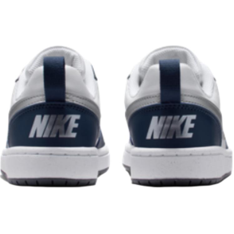 Nike Кроссовки Court Low top для скейтбординга, детские, бело-синие, unisex — фото 4