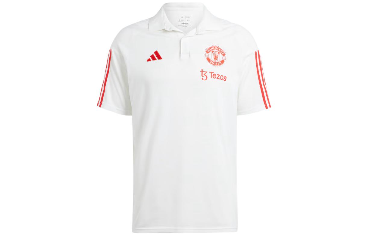 

Футболка-поло Manchester United мужская белая Adidas, белый