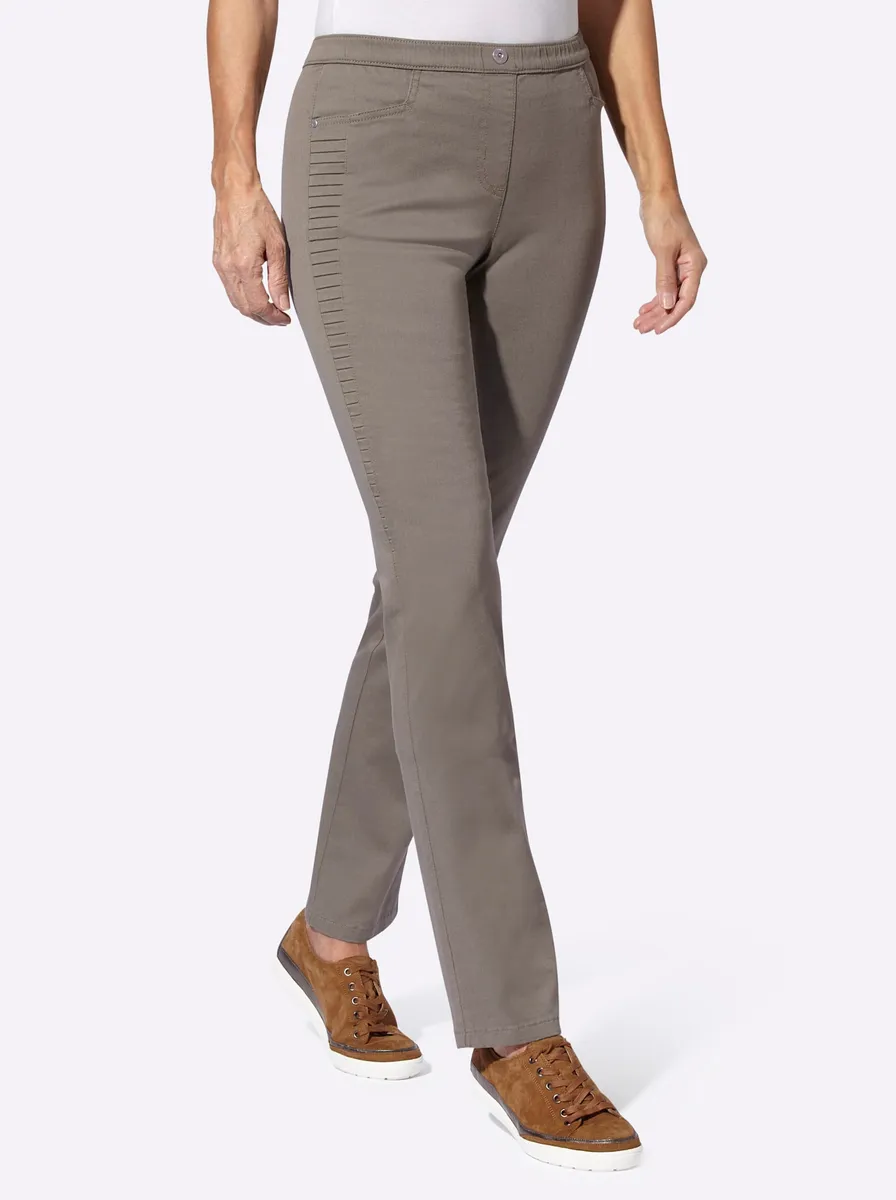 

Удобные джинсы в стиле casual (1 шт.) Casual Looks, коричневый