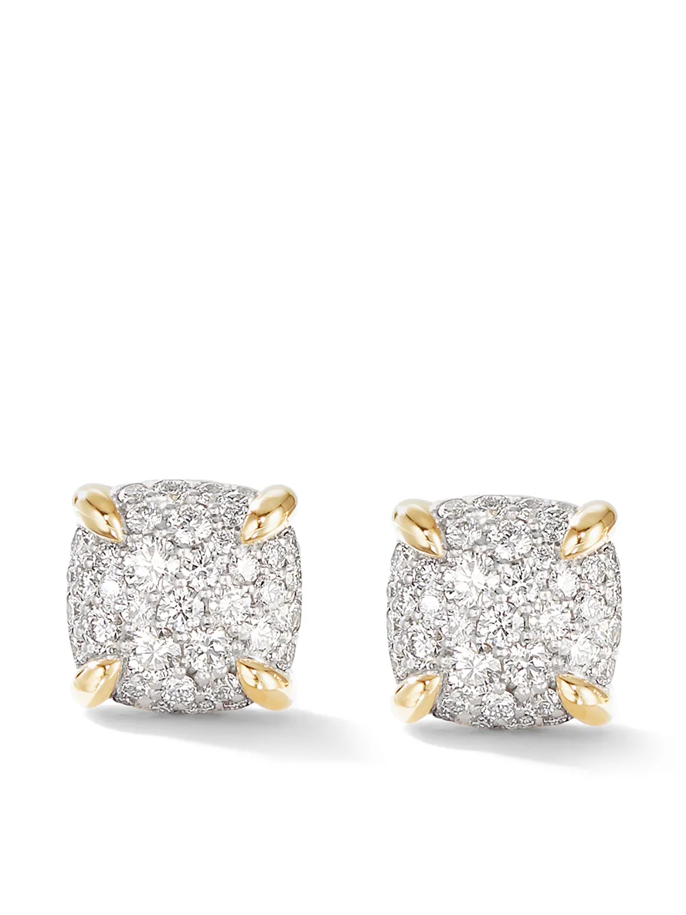 

Серьги-гвоздики Chatelaine из желтого золота с бриллиантами (8 мм) David Yurman, золотой