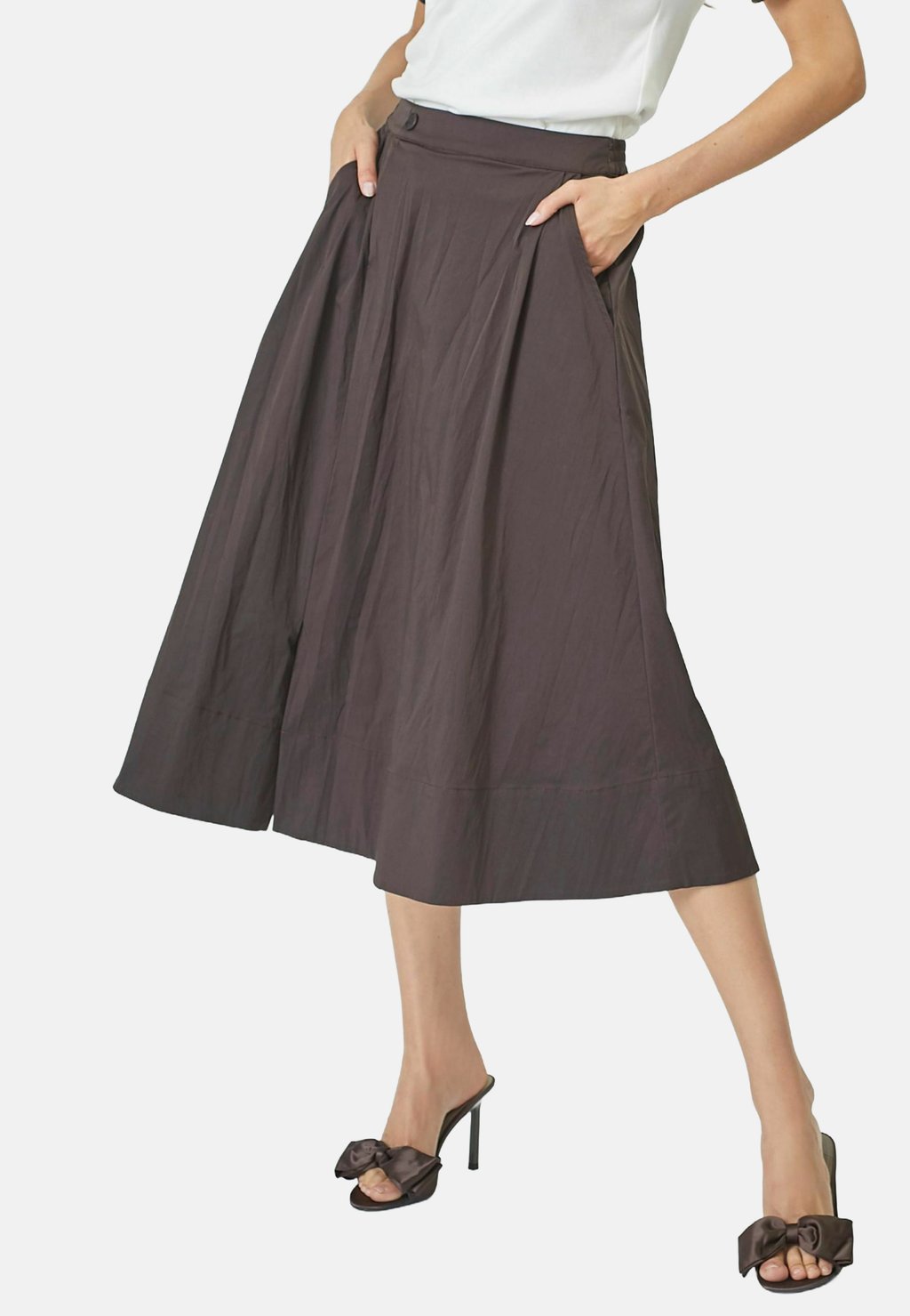 

Юбка А-силуэта COTTONCC CRISP MIDI SKIRT Co'couture, коричневый