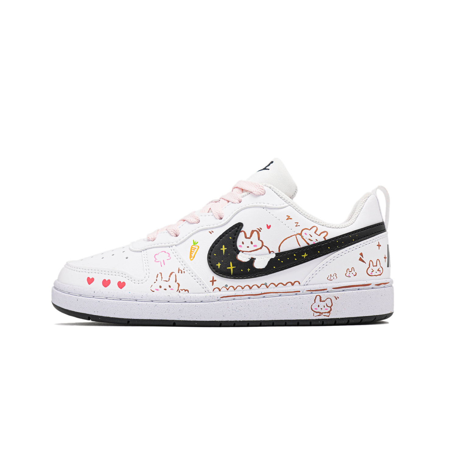 

Детские скейтерские кроссовки Court Borough для младших школьников Nike, белый