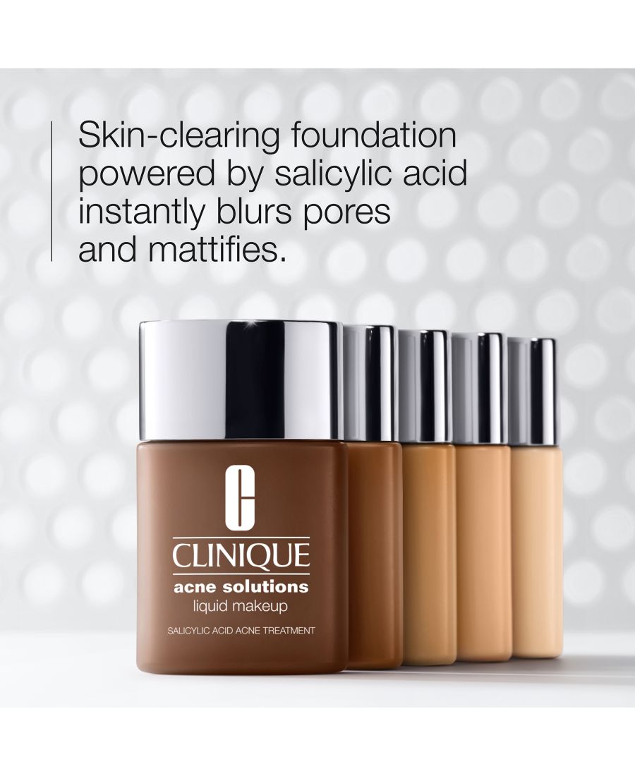 Жидкая тональная основа Acne Solutions, 1 унция Clinique, слоновая кость — фото 3
