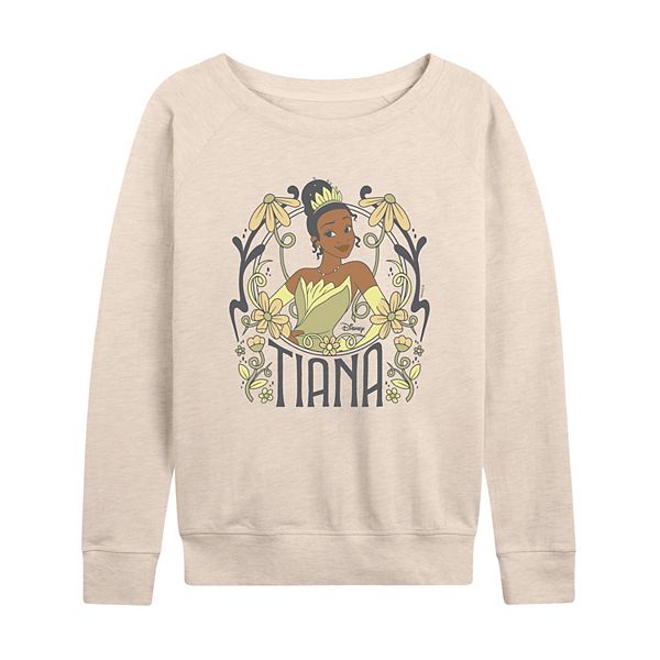 

Женская футболка с длинным рукавом Tiana Floral Nouveau French Terry Disney