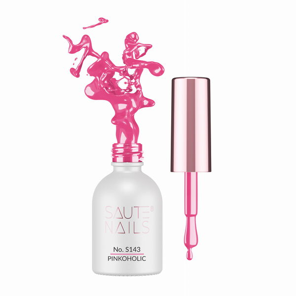 

Гибридный лак для ногтей s143 pinkoholic, 8 мл Saute Nails, цвет s143 pinkoholic