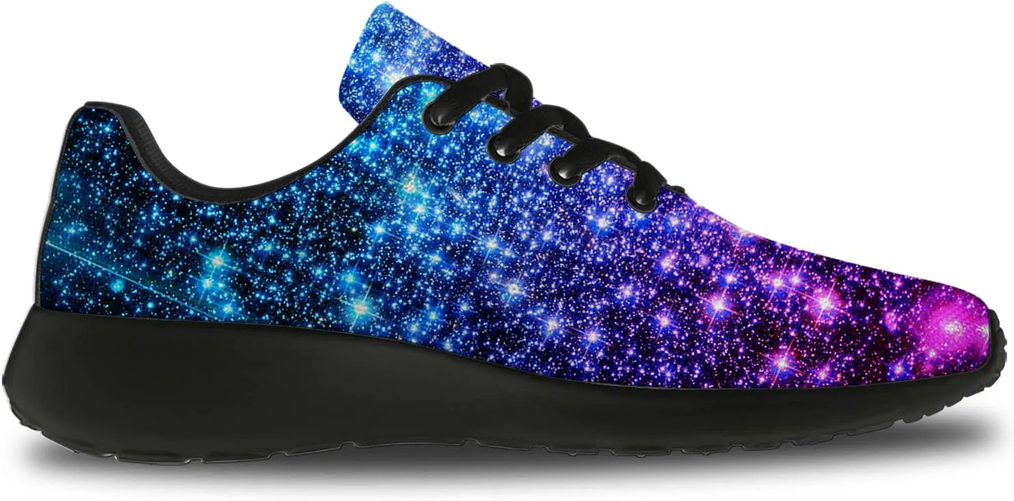 Кроссовки Horethy Galaxy для женщин и мужчин, беговые кроссовки, дышащие кроссовки для ходьбы и тенниса, космические кроссовки, подарки — фото 2