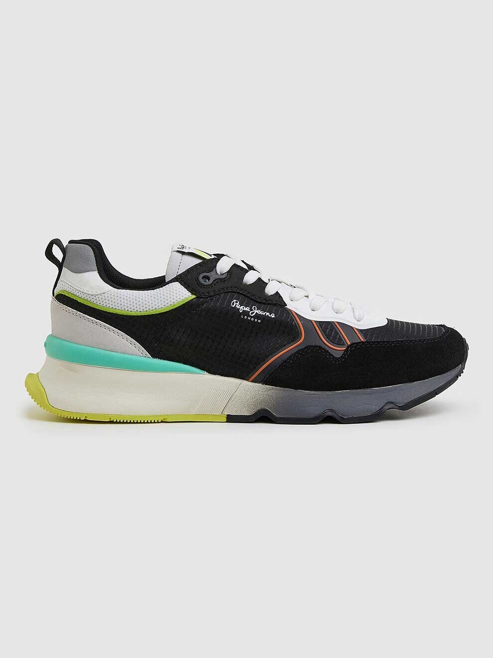 

Кроссовки Pepe Jeans BRIT PRO NEON M, черный