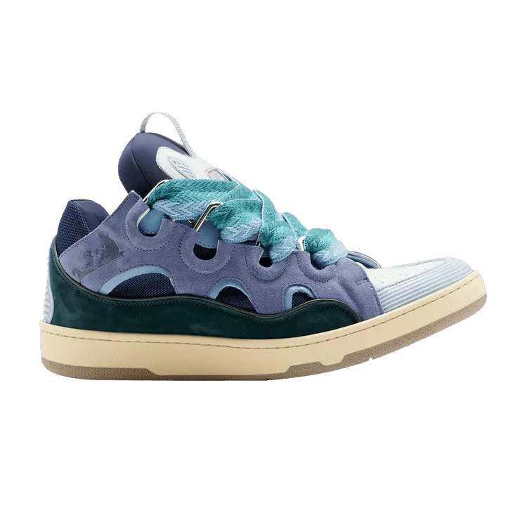 Кроссовки Lanvin Wmns Curb Sneakers Blue Purple Green, синий