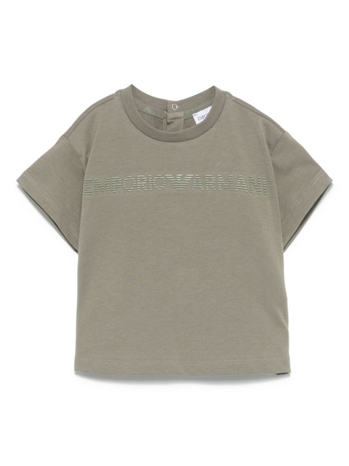 

Emporio Armani Kids футболка с логотипом, зеленый