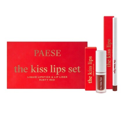 

Помада для губ The Kiss Lips, оттенок 04 Rusty Red - 34 мл Paeseset