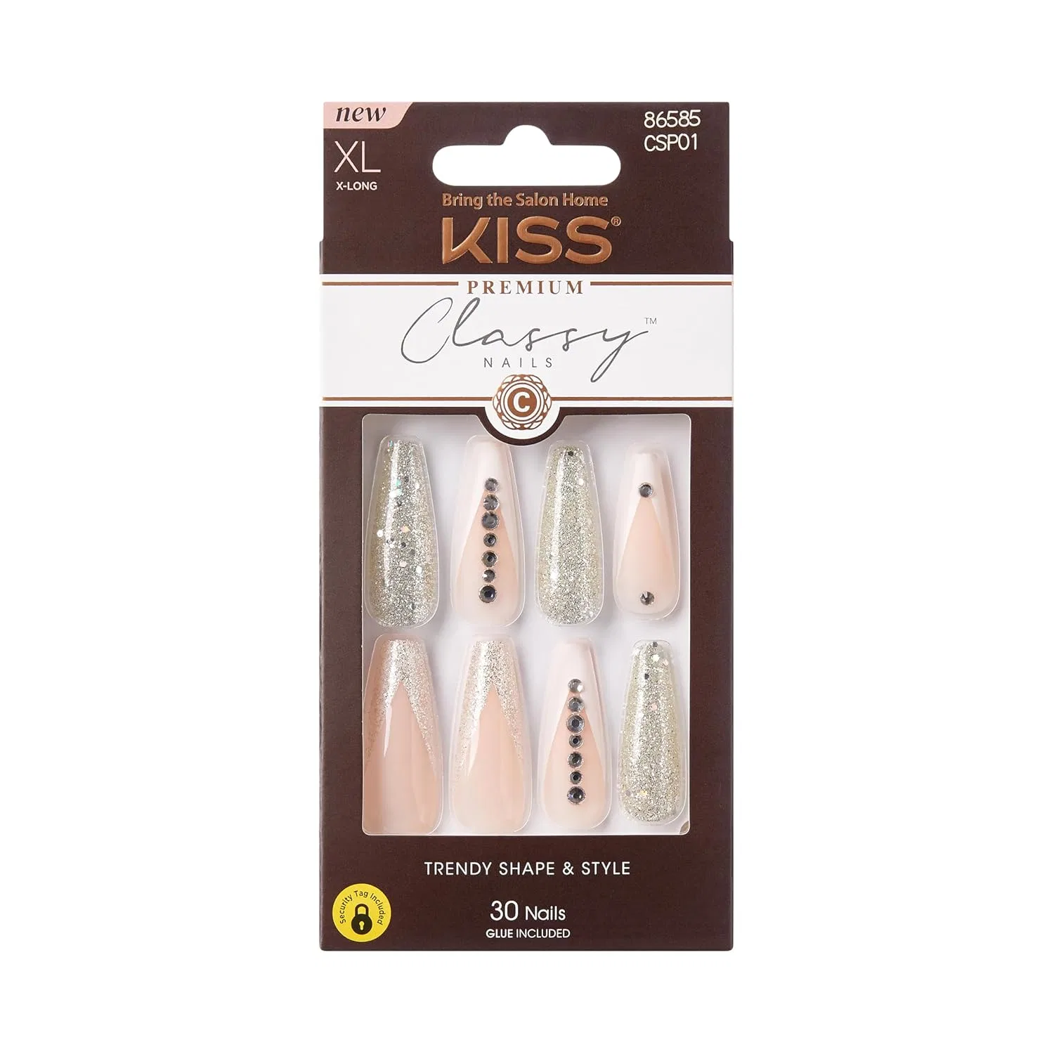 Накладные ногти KISS Classy Premium «Sophisticated» Kiss