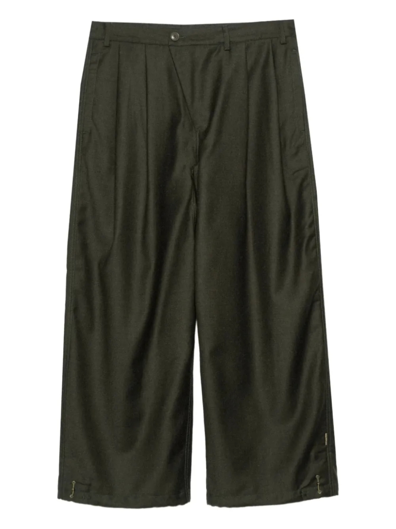 

Широкие брюки со складками Maharishi, зеленый