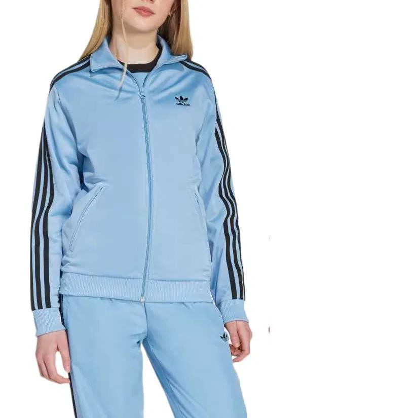 Куртка Adidas Originals ADICOLOR FIREBIRD для детей, серо-синяя — фото 2