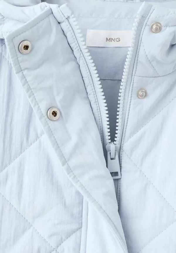 Детская зимняя куртка Mango Kids, Light Blue — фото 3