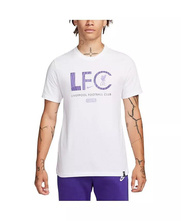 

Мужская белая футболка Liverpool Mercurial с коротким рукавом Nike