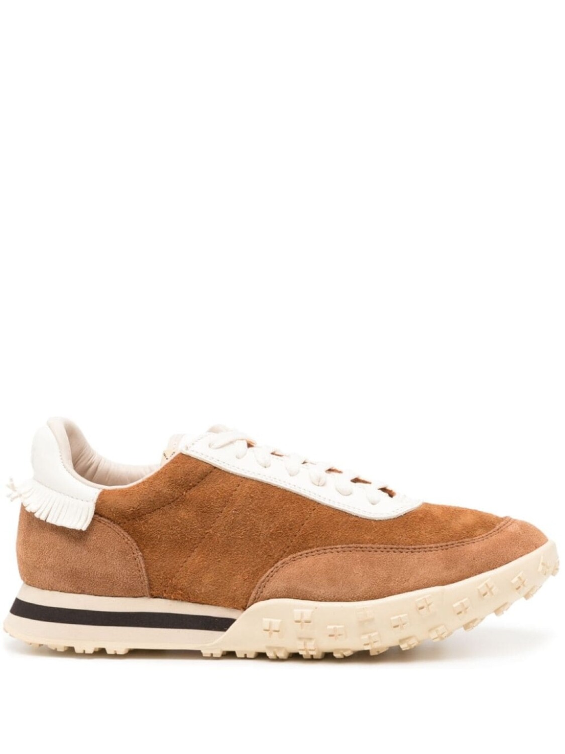 

Visvim кроссовки на шнуровке, коричневый