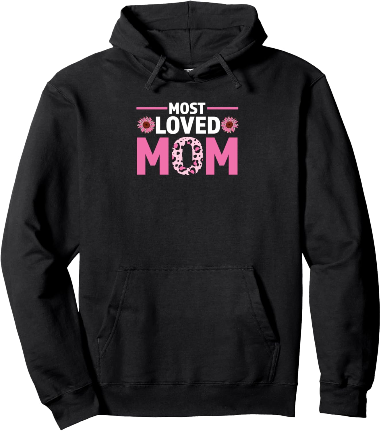 

Больше всего люблю маму, мама, худи Mom & Mother'S Day Gift Ideas, черный