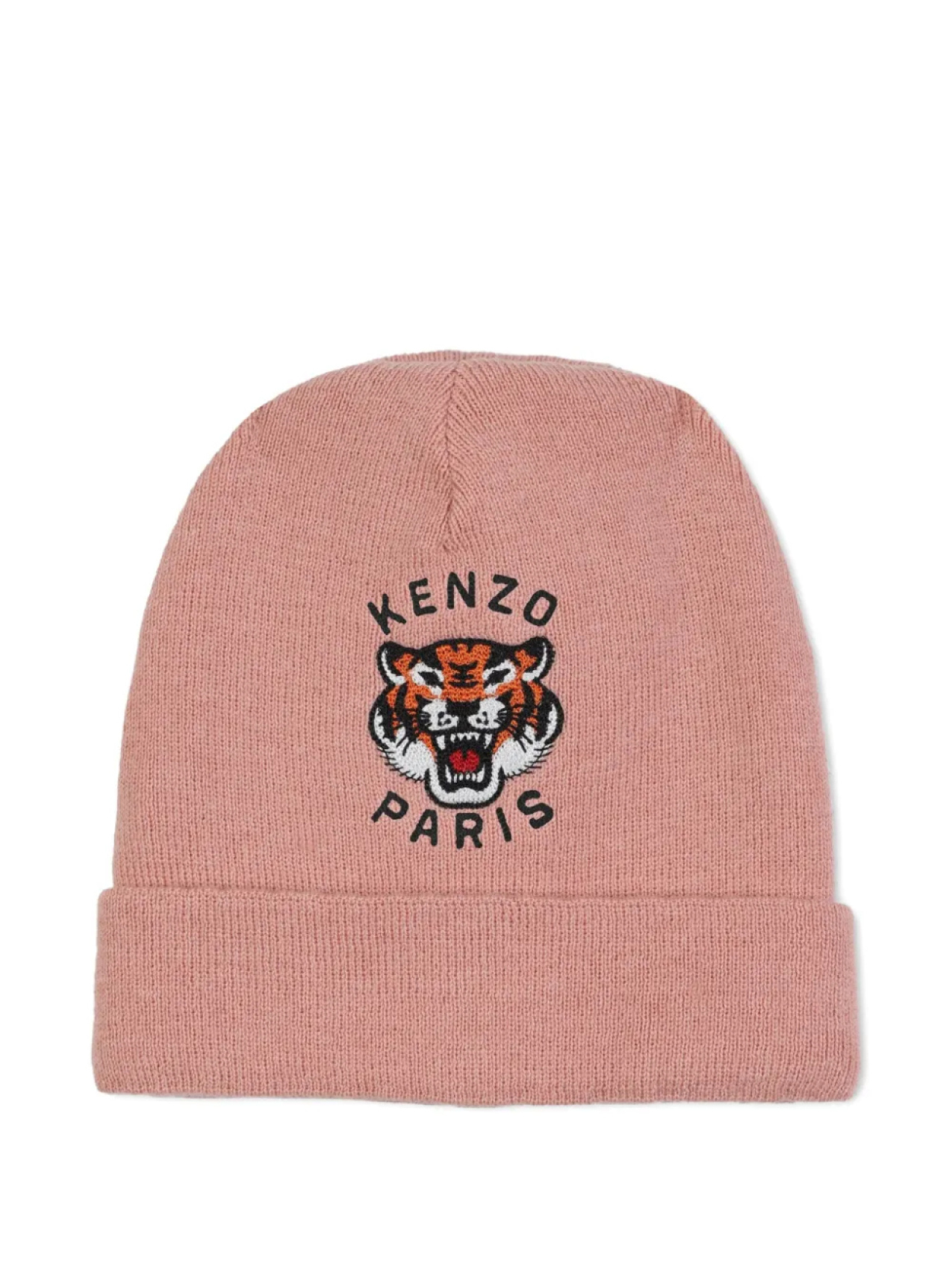 

Kenzo Kids шапка бини с вышивкой Tiger, розовый