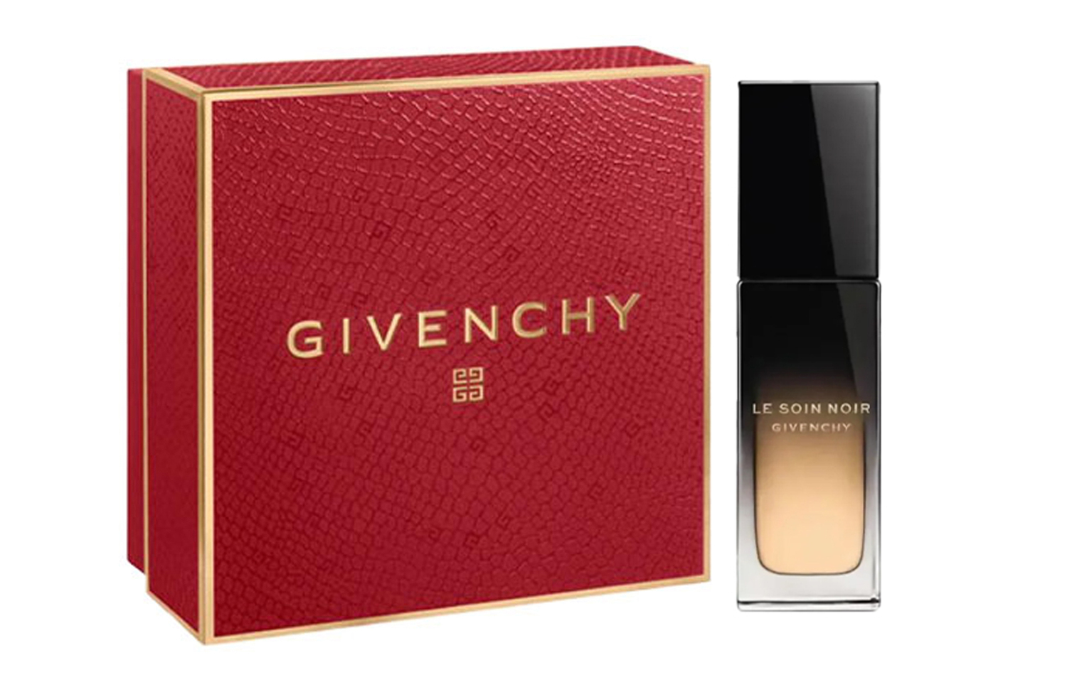 Givenchy Red Luck Gilded Limited Black Essence сыворотка-жидкий тональный крем Natural Concealing 30 мл — фото 2